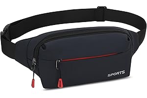 TESELOR Marsupio Uomo Impermeabile Marsupio Donna Sportivo Cintura Regolabile Singola Spalla per all'aperto Sportivo Ciclismo Jogging Viaggio Campeggio Lavoro