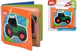 ABC 104011641Y06 - Min Första Bok - Mjuk bok från ABC med Pipljud på Första Sidan, 8 Sidor med Bilder på Olika Fordon, 10x10 cm, Från 6 månader