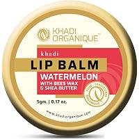 Khadi Organique Watermelon Lip Balm No Chemicals 100% Organique 5gm (Pack of 1)