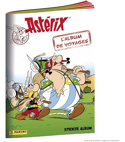Panini Astérix 65e Anniversaire – Album 64 Pages – 264 Stickers Dont 36 Brillants Et 36 Effet Métal – Collection Limitée