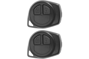 Lot de 2 coques de clé de voiture compatibles avec Grand Vitara, Jimny Swift Alto SX4 Karimun Wagon R Agila Sedici