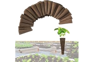 HEIBTENY 50 Stück Samen wachsender Schwamm,Wachstumsschwämme,Samen kapsel Kit zum Pflanzen Gemüse Pods Samen Starter Stecker,für Indoor Hydrokultur System