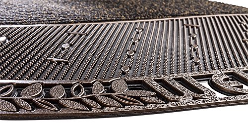 PUR|TwinClean Design Fussmatte für Innen und Aussen in bronze metallic ca. 75 x 57 cm - 6
