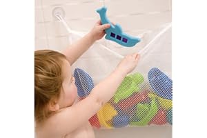 FZSECRIU sacco portagiochi,Bagno Giocattolo Conservazione Borsa,Organizzatore Giocattoli Bagno,Rete Giocattolo per Vasca,porta giochi,porta giochi bambini contenitori,organizer giochi bambini