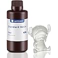ANYCUBIC 3D Printer Resin, 405nm High Precision Fast Curing Photopolymer Resin for LCD 3D Printing 500g Clear