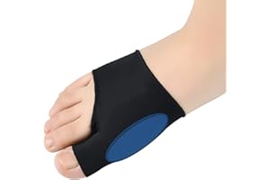 Bunion Sleeve with Bunion Relief Pads Big Toes Protectors for Women Men DYKOOK 2Pack Bunions Sock with Gel Foot Care Cushion,Hallux Valgus Cushion Toe Brace Prevent Corn,Calluse,Blister(Black & L)