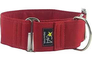 Galguita Amelie 0634438644095 - Collare per Cani, Taglia M, Colore: Rosso
