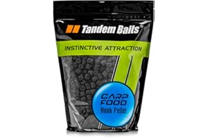 Tandem Baits Carp Food Hook Pellet Flétan Noir Matériel de Pêche Carpe 16mm 1-5kg