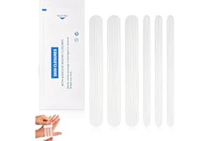 UIEXAY Strips Sutures Adhésives 2 Tailles, 16 Bandes De Fermeture Pour Petites Plaies