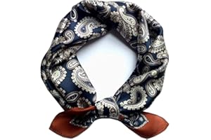 Riho 12 momme Men 100% Mulberry silk Neckerchief (53x53cm)
