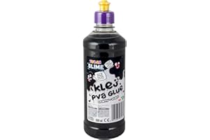 TUBAN PVA-Kleber für Slime 500 ml - Ideal für Papier, Karton und Bastelarbeiten - Sicher zum Spielen - Decoupage, DIY, Scrapbooking - Schwarz