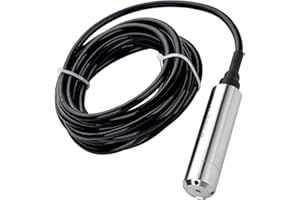 FTVOGUE Transmisor de Sensor de Nivel de Agua Líquida de 24V 4-20mA de CC para Detectar Profundidad de Rango de 0 a 5m