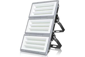 TASINUO LED Floodlight Outdoor 300W, 3 in 1 LED Flood Light 30000LM 7000K Super Bright Security Lights, IP67 Waterproof LED Spotlight Wall Light with 180° Rotation for Garden, Garage, Yard, Stadium