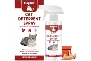 MagiSel Anti-kattspray, 120 ml naturliga aktiva ingredienser, skyddar möbler, golv, soffor, lämplig för inomhus- och utomhusbruk, husdjursvänlig