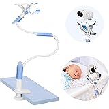 Supporto Universa con cinghie flessibile per baby monitor, Montare la mensola senza forare Supporto per monitor più sicuro Ba