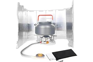 BAVOOTY Campeggio Paravento Lega,Alluminio Pieghevole Parabrezza Fornelli,Fornello da Campeggio,Antivento Pieghevole Alluminio,Pieghevole Parabrezza Fornelli All'apert,Per Picnic,Campeggio,10pcs (1)