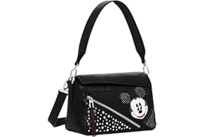 Desigual Women's Accessories PU Hand Bag, Black, czarny