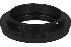 FITTINGS4YOU Adaptador de objetivo T2-EOS compatible con cámaras Canon 700D, 650D, 600D, 550D, 500D, 450D, 400D, etc.