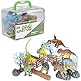 Adventure Planet Dinosaur Set with Carrying Case, 20 Piece