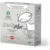 Sandy Max Super Premium Aktif Karbonlu Topaklanan Kokusuz Kedi Kumu 10Kg