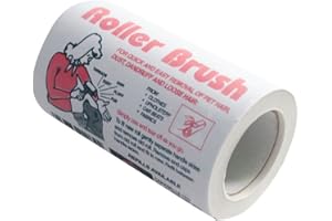 Pack of 8 Caraselle Sticky Roller Refills - for your Caraselle Trident Handle Roller Brush Removes Lint & Pet hair from Clothing & Upholstery