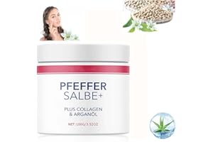 SWEIYRAN 100g Pepper Ointment Plus, Pepper Ointment for Tanning, Skin Repair Pepper Ointment, Pepper Cream for Tanning, Natural Pepper Ointment, Active Pepper Ointment with Plus Collagen and Argan Oil