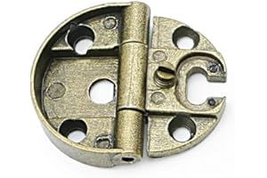 SMARTGROUPSTORE HERRAJES FAB.NACIONAL - BISAGRA CANTO 32 SIN REMATE MODELO OCEAN ACABADOS CROMO RAL Y ORO VIEJO ACABADO ORO VIEJO