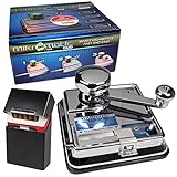  OCB Mikromatic Duo NEU! + Sepilo ® Alu Zigaretten Box, Zigaretten-Stopfmaschine Micromatic umstellbar für King Size, Extra- und Longfilter Hülsen, Zigarettenstopfer/ Zigarettenmaschine