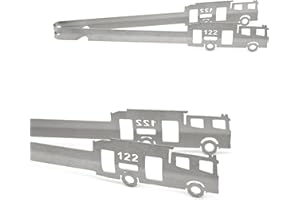 CAROLISA Grillzange Motiv Feuerwehr 122 Österreich, spülmaschinengeeignet, Geschenkidee, Männergeschenk, Feuerwehr-Geschenk, Löschwagen, Löschzug