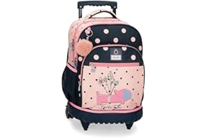 Enso Friends Together Mochila Compact 2 Ruedas Rosa 33x44x21 cms Poliéster 30,49L