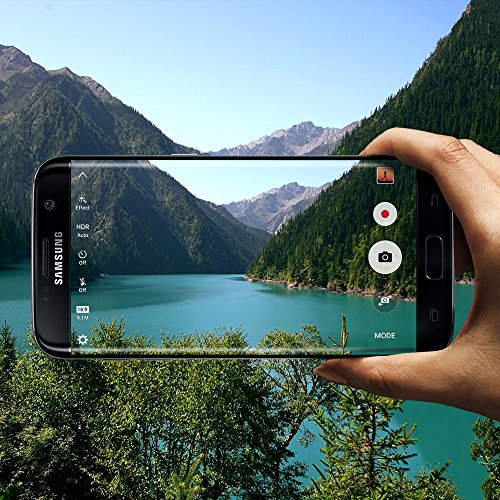 [4 Stück] Galaxy S7 Edge Schutzfolie, Rusee Clear Screen Protector Klar Panzerfolie Display Schutzfolie Displayschutz Folie Anti-Fingerabdruck Displayschutzfolie [Vollständige Abdeckung] [Schmutzresistent] [HD Anti-Luftpolsterfolie] [Blasenfreie Anti-Kratz] für Samsung Galaxy S7 Edge - 3