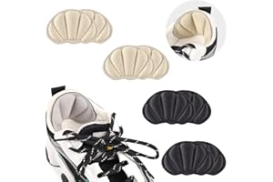 DOKDUK 8 pezzi Cuscini per Tallone, Protezioni del Tallone, autoadesivo Solette per la cura del piede, Antiscivolo, Prevenire le Vesciche