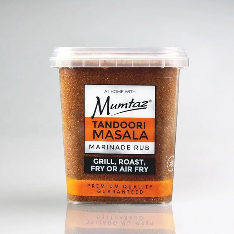 Mumtaz TANDOORI Chicken Fry Coating Mix 375g - Reusable Resealable & Stacking Friendly Container