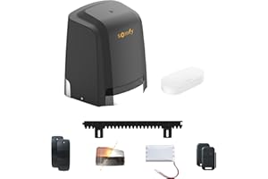 Somfy 1246286 - Motorisation Slidymoove 600 connecté pour portail coulissant, Motorisation portail coulissant facile à installer, Vantail max 8m, Compatible avec Alexa, Google Home, Fabriqué en France