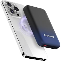 Ambrane Magsafe Wireless 10000Mah Fast Charging USB Type-C Input Power Bank, Strong Magnet, 22.5W Output For iPhone 12 & Abov