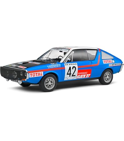 Renault 17 R17 Gordini Naranja/Negro 1:18 – Coche de competición a