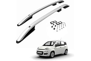 CHROMEMASTER | Barre trasversali da Tetto | Compatibili con Fiat Panda 2012+ ; Sono utilizzate per il montaggio di portapacchi, box da tetto o portabiciclette | Costruzione in alluminio
