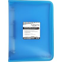 Grafoplás Ringordner A4+ Mit Reißverschluss | Violett Multiline | 4 Ringe 25mm