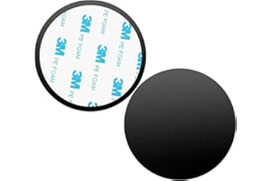 JUGNAW Cuscinetti adesivi 3M biadesivi extra forti per supporto auto Aavi - Ideali per dispositivi di navigazione e supporti per cellulari, diametro 80 mm, set da 2