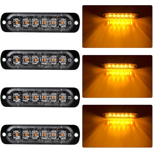 Lampu Sorot Beacons LED Peringatan Keselamatan Daya Tinggi Dengan 40 Buah LED La - Foto 8