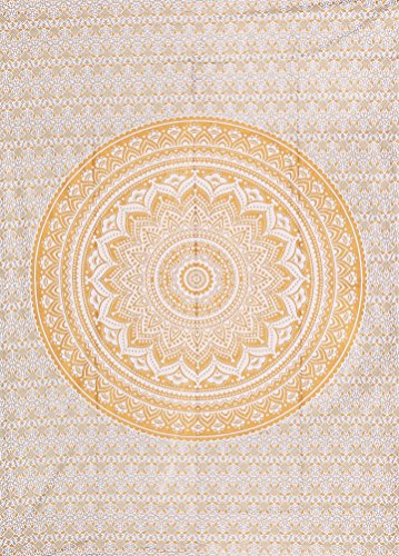 Design Collected by Rawyal Crafts Original Gold and Silver Ombre Bohemian Mandala Wallpaper - 4
