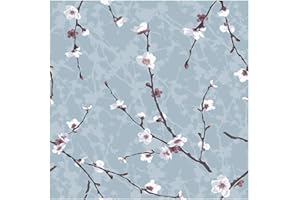 murando Tapete selbstklebend 10m Wandtattoo dekorative Möbelfolie Dekorfolie Fotofolie Panel Wandaufkleber Wandposter Wandsticker - Blumen Pflanzenmotiv b-B-0391-j-a