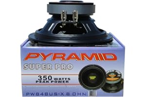 GK SOUND 1 PYRAMID PW848USX woofer da 20 cm 200 mm 8" diametro, 175 watt rms e 350 watt max, impedenza 8 ohm, casa dj disco party, sospensione in gomma, 1 pezzo