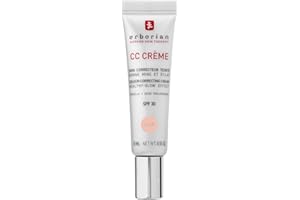 Erborian - CC Cream with Centella Asiatica - Color Correcting Cream with Healthy Glow Effect - Natural and Luminous Finish - Long-Lasting Hydration - Korean Cosmetic Care