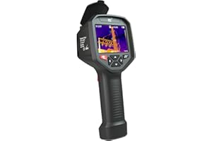 Cámara térmica de alta resolución Hti-Xintai 384 x 288 con pantalla TFT de 3,5 cm, cámara de imágenes infrarrojas con WiFi, cámara térmica de enfoque ajustable con 25 HZ