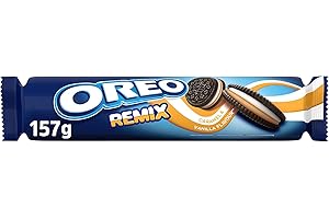 MONDELEZ INTERNATIONAL Oreo Remix Galletas de Cacao Rellenas de Crema Sabor Caramelo y Vainilla 157g