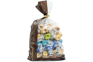 ‎LINDT Lindt Schokolade | LINDOR Mischung | 1370g | 110 Kugeln in feiner Schokolade mit zartschmelzenden Füllungen | Schokoladen-Geschenk zum Teilen