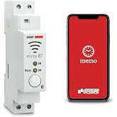 VEMER VE797200 MICRO BT - Astronomical Time Switch with Bluetooth and Dedicated APP, Timer for 1 Module DIN Rail, White