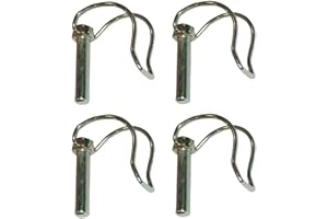 cyclingcolors 4 x zawleczka składana 8 x 45 mm trzpień zabezpieczający wtyczka składana ocynkowana galwanicznie kosiarka traktor