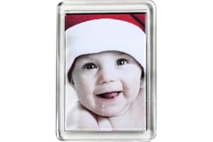 PC3721@ blanker Foto-Kühlschrankmagnet aus klarem Acryl 50 x 35 mm, Modell F1443 (100 Stücke)